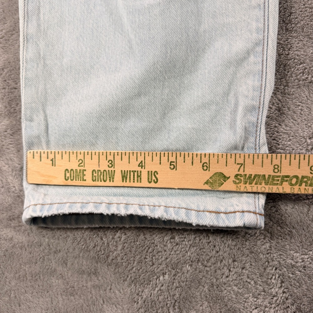 Madewell The Slouchy Boyjean Women 30 Light Wash Distressed Straight Leg Jeans - Picture 4 of 11